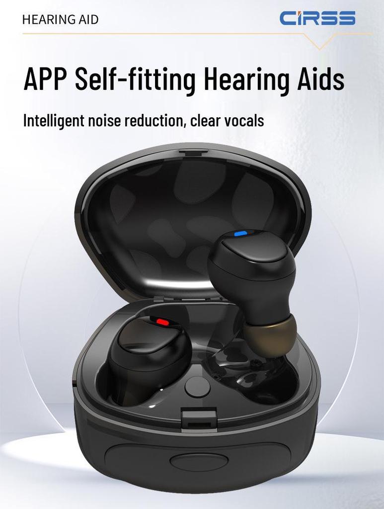 XuanYin Rechargeable In-Ear Hearing Aids for Seniors - Smart Amplifiers for the Deaf and Hard of Hearing