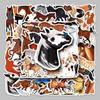 50 Horse Cartoon Stickers: Waterproof Graffiti for Suitcases, Scooters, Computers, and Tablets.