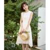 Mokana MKNJD3510 Urban Casual Sleeveless A-Line Midi Dress