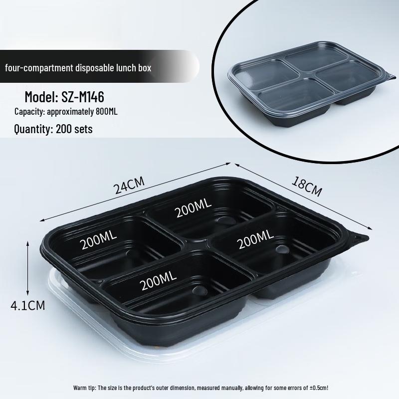 Shixun HC SZ-M146 Divided Meal Prep Container