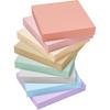 EOOUT 3x3 Inch Super Sticky Notes, 8 Pads (800 Sheets) Pastel Colors, Ink-Proof Self-Stick Notes for Office, Home &School