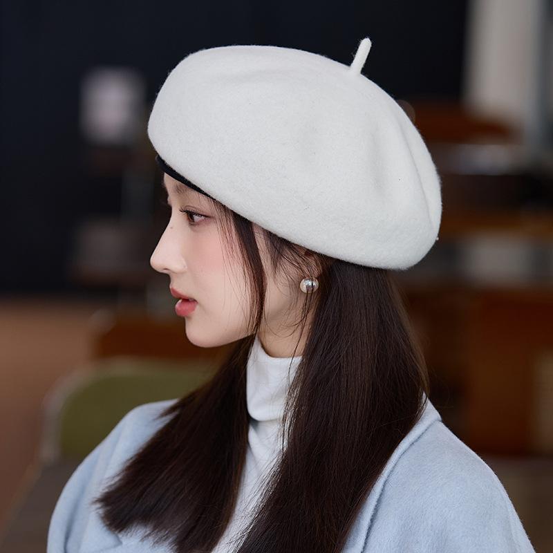 Retro Woolen Beret, Windproof and Warm In Autumn and Winter, Literary and Artistic Painter Hat