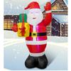 Holiday Display Inflatable Santa Claus Decorations Christmas Inflatable Santa Claus Outdoor Yard Lawn Decoration Supplies