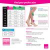 mediven comfort Compression Stockings CALF Open Toe NATURAL II by Mediven 15-20