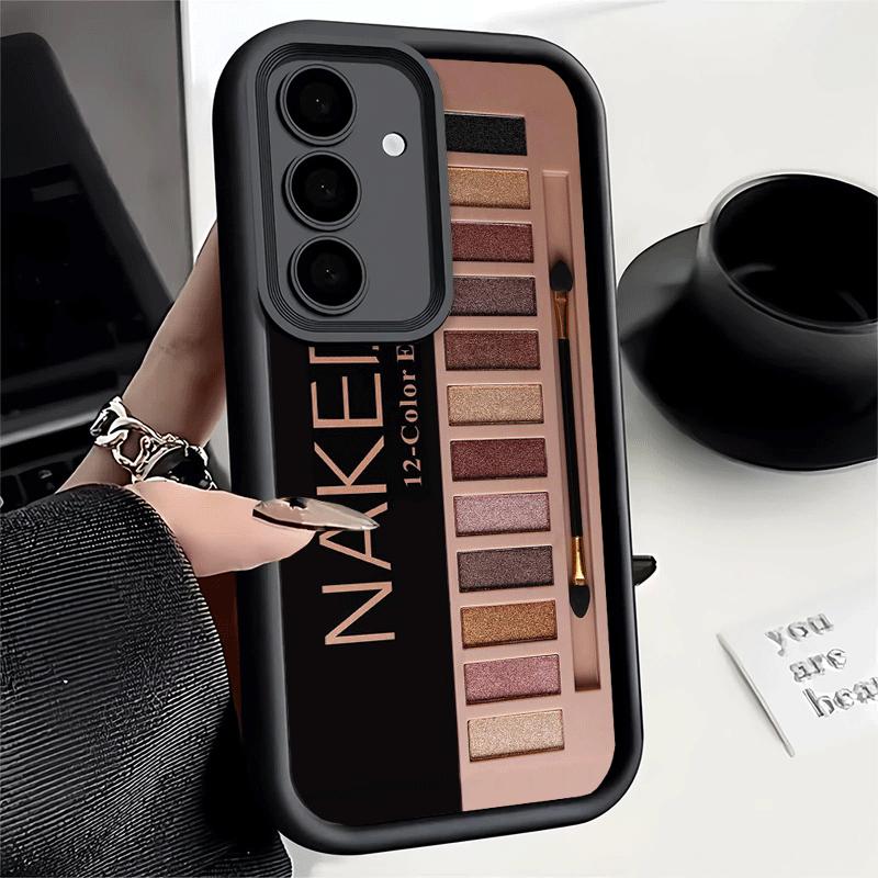 Phone Case for Samsung Galaxy A17 A16 A15 A14 A13 Makeup Eye Shadow Box Pattern A56 A36 A26 A55 A35 A25 A54 A34 A24 A53 A33 A23