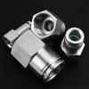 PCF Pneumatic Connector 304 Stainless Steel 1/8” 1/4” 3/8” 1/2” BSP Internal Thread Pneumatic Quick Connector Hose Air Tube