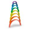 Educational Game - Rainbow - Colorful Wooden Knots - 8 Pieces - From 18 Months - Mixed