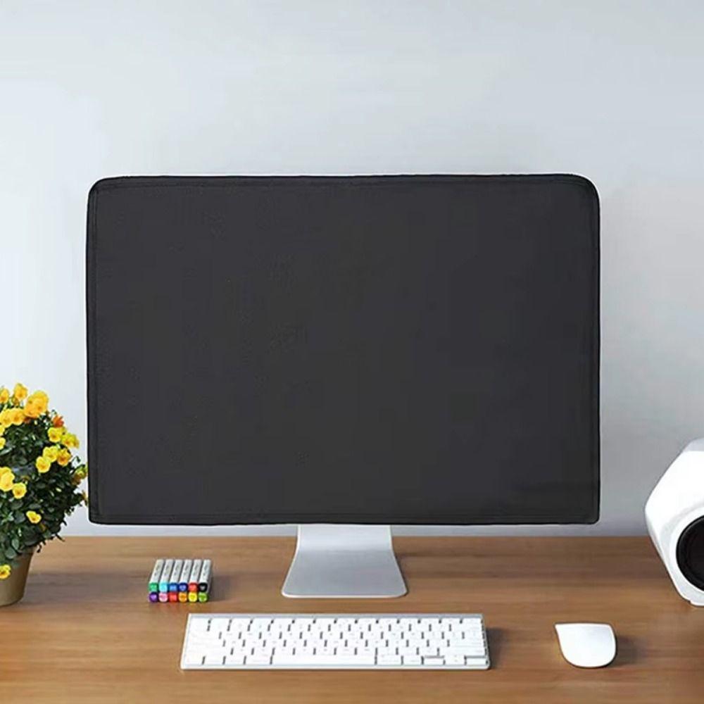 Oxford Cloth Computer Monitor Dust Cover Thicken Computer Screen Protective Cover  Household