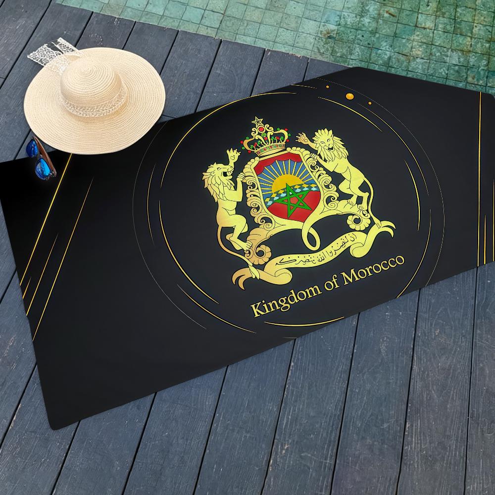 King Nation Morocco Towel Yoga Gym Yoga Gym Lightweight Portable for Swimming Beach Travel Sports Accessories Sandproof