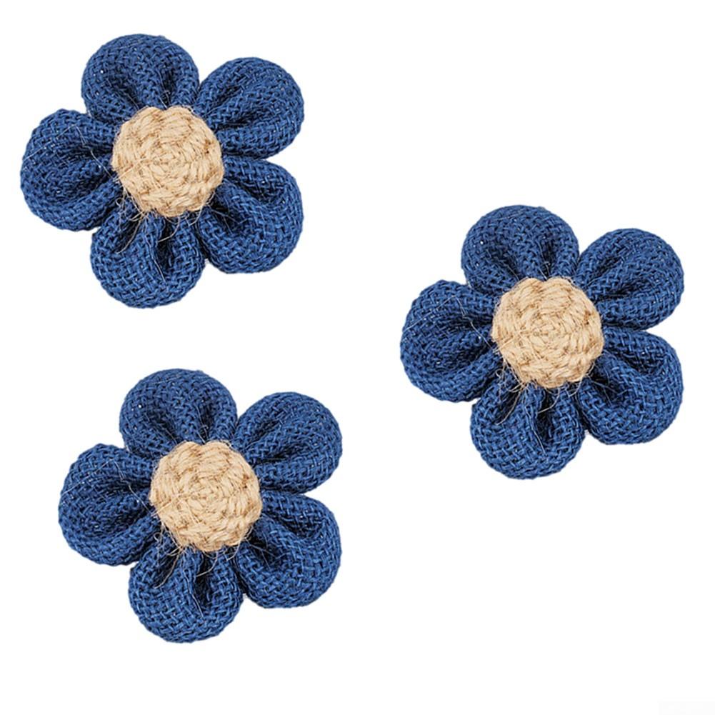 

Мешковина Цветы Ручной Работы Гессен Гостиная Романтическая синий