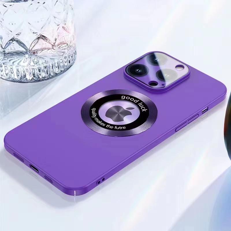 Applicable To IPhone 16 Crystal Shield Leakage Mark Magnetic Suction Mobile Phone Case Matte Apple 15 ProMax Full Inclusive Anti Fall Protection Case