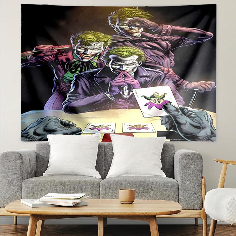 Joker Tapestry for Bedroom Aesthetic Classroom Tapestries Wall Hanging for Living Room Dorm Office,Ideal Creative Gift