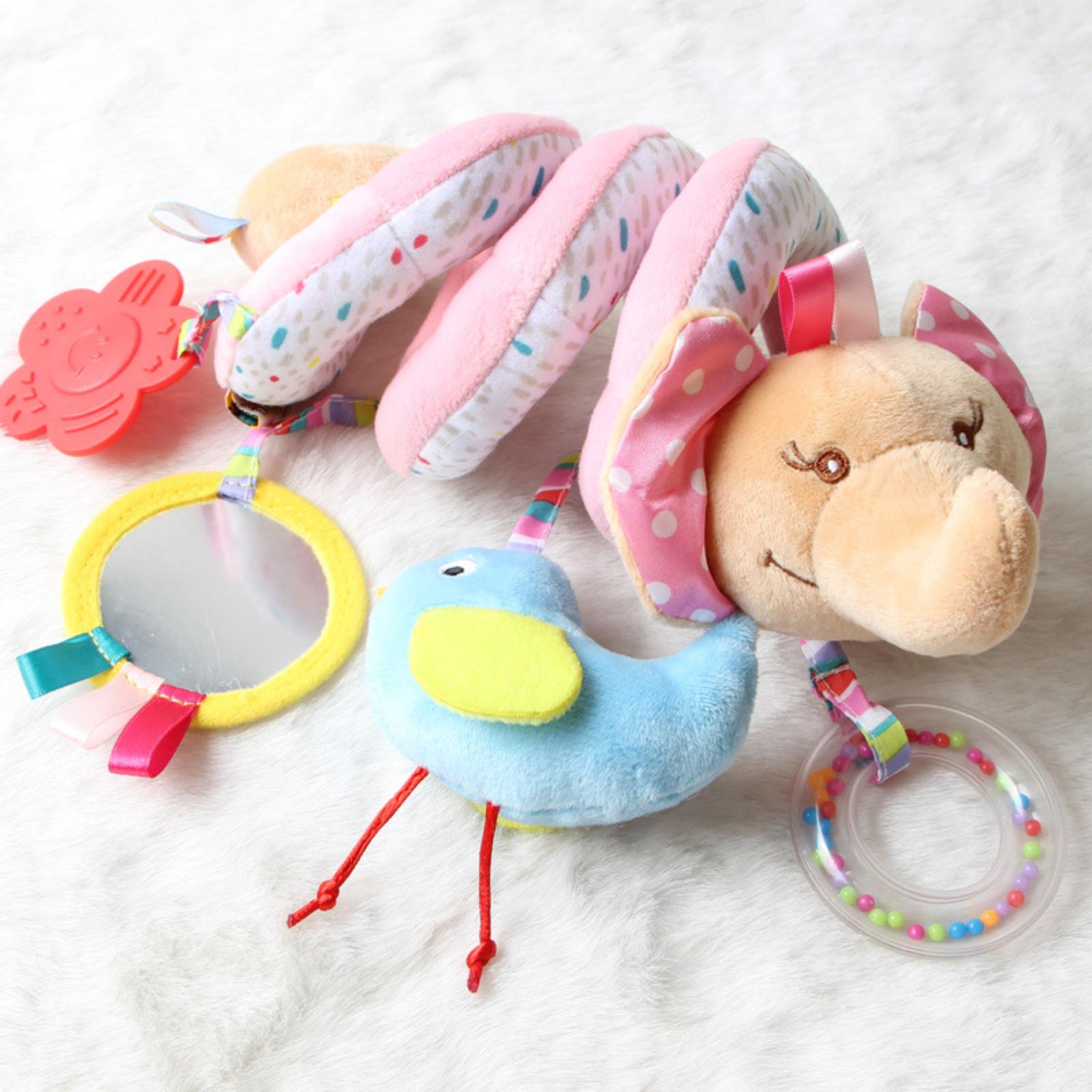 

Newborn Baby Plush Toy Infant Toy 0-1 Years Educational Car Seat Toy Bed Mobile Stroller Toy Bed Mobile Toy One Size
