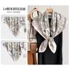 Silk twill 14 mmi large silk scarf women's fashion versatile high-end mulberry silk square scarf light luxury versatile 90 shawl
