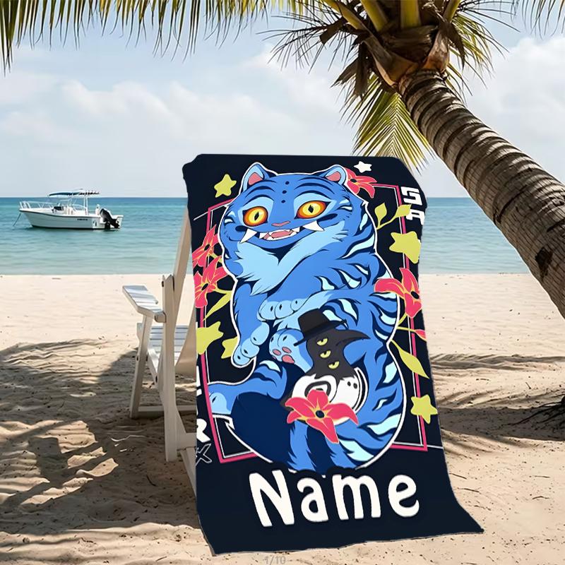 Customizable personalized beach towels Kpop Demon Hunters themed designs.Suitable for the beach, yoga, sports;ideal as beach accessories