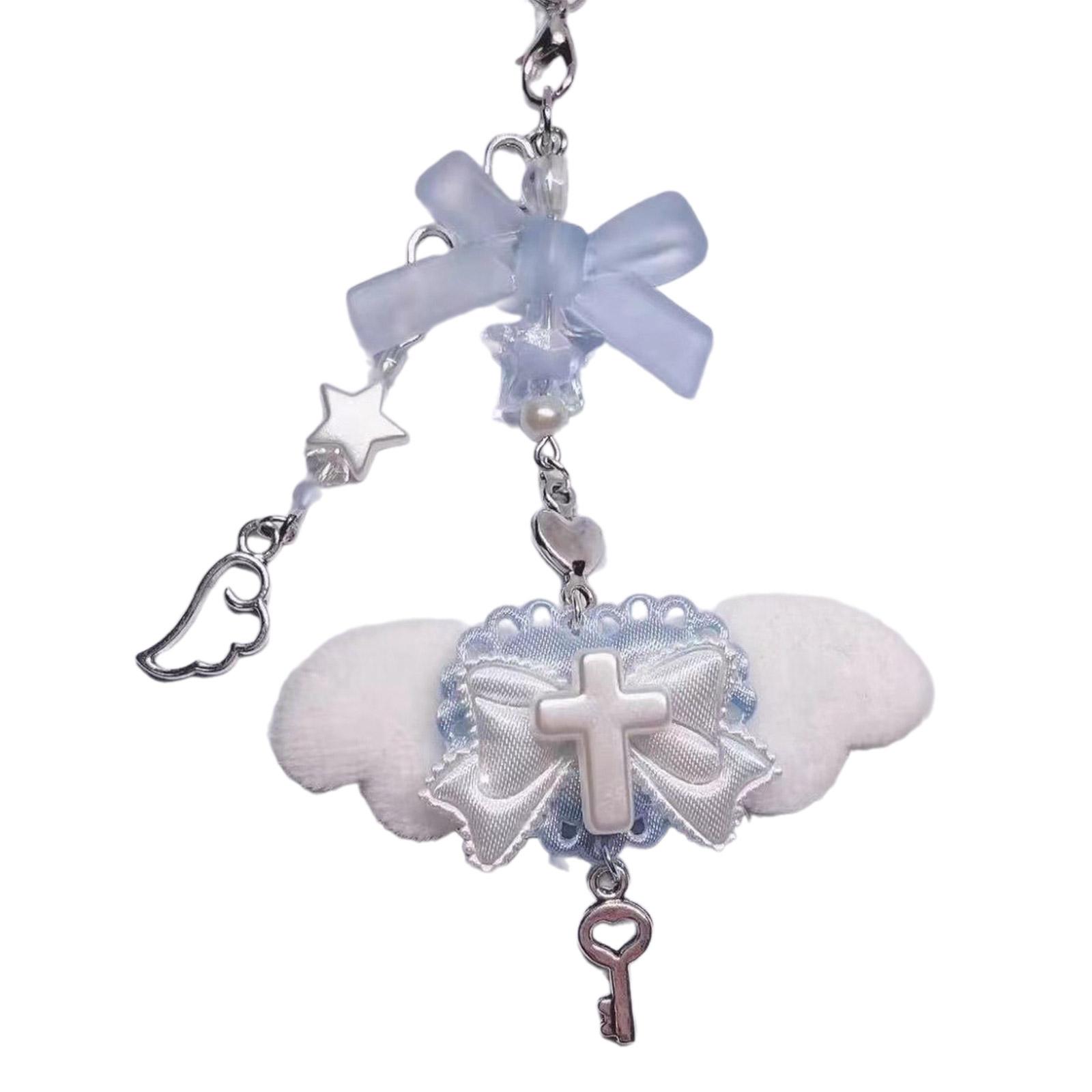 

Модный бант-украшение для телефона, цепочка для телефона, сердечко, бисер, подвеска для мобильного телефона, сумка-шнурок, амулет для женщин и девочек 4