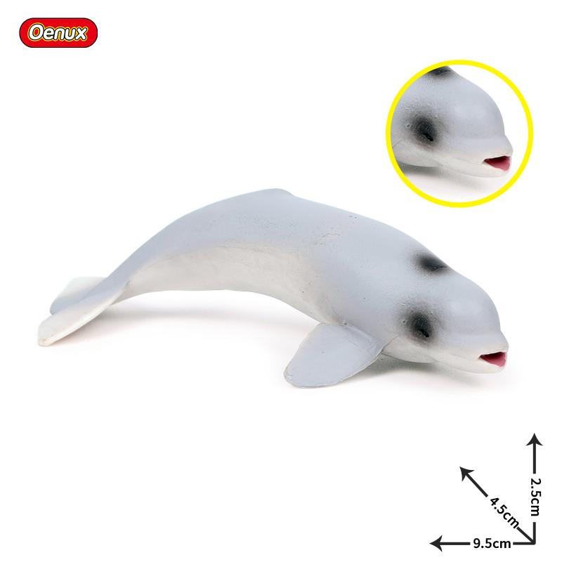 Oenux Ocean Animals Action Figures Sealife Shark Whare Megalodon Model Figurines PVC Home Decoration Kid Cognitive Education Toy