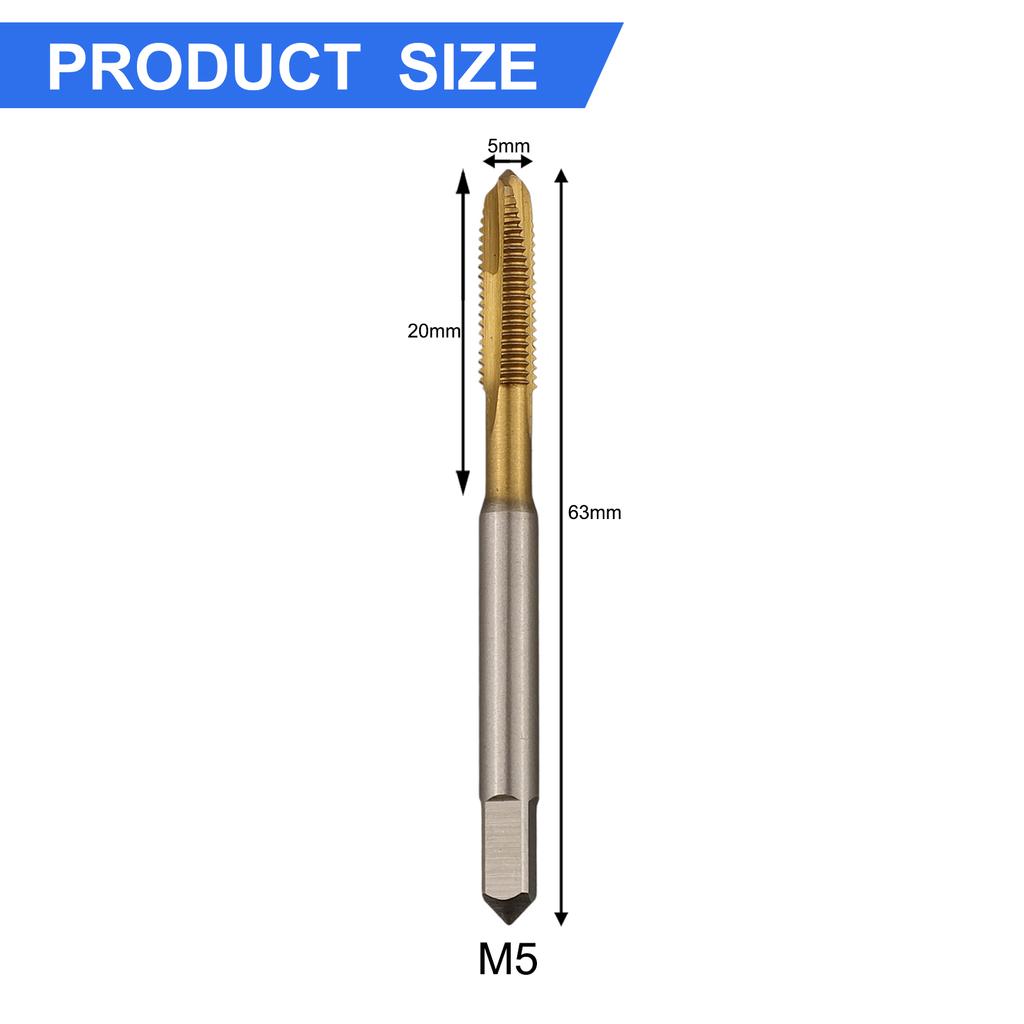 Composite Drill M2-M12 Thread Tap Titanium Coating