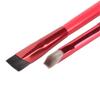 2 Pcs Eyebrow Brush Set Ultra Thin Bevel Multifunctional Makeup Brushes for Hairline Eye Shadow Lip