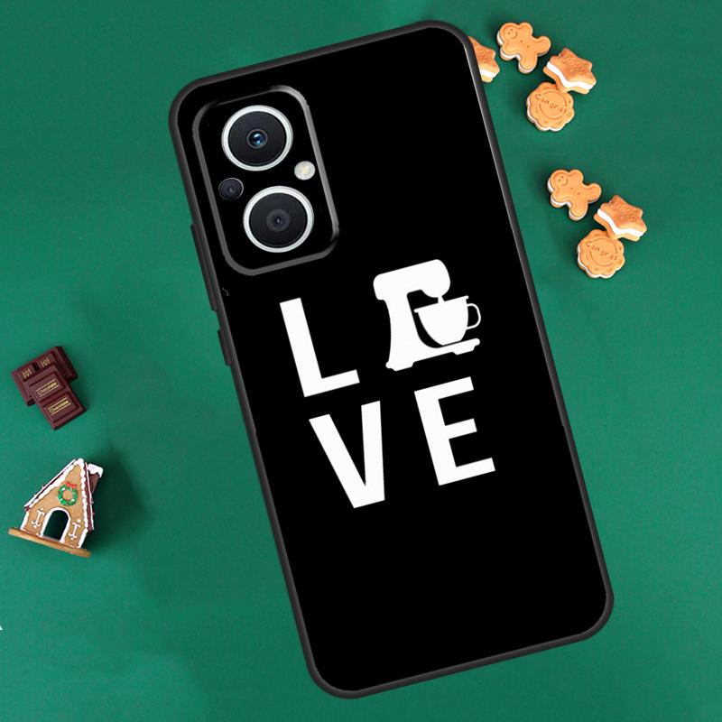 Love Baking Chef Knife Case For OPPO Reno 13 12 11 14 F 10 Pro 8T 8 7 Lite Cover For OPPO Find X8 X6 X5 X9 Pro Coque