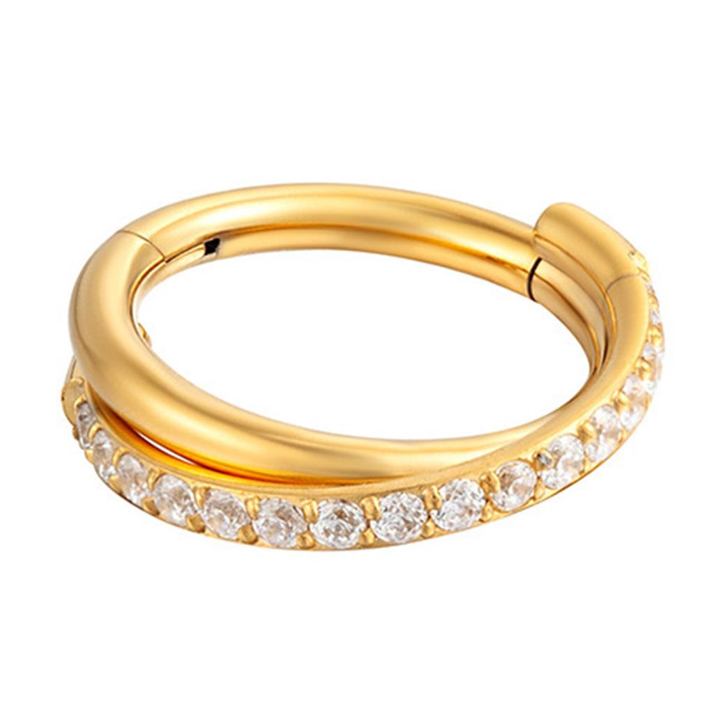 Titanium Steel Nose Rings Cartilage Hoop Earring Elegant Body Piercing Rings Unique Fashion Nose Statement for Women