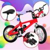 2 Stück Neuheit Mini Fingerfahrrad - Miniatur Fidget Fahrrad Spielzeug für Kinder - Metall Fahrradmodell Sammlungen Dekoration