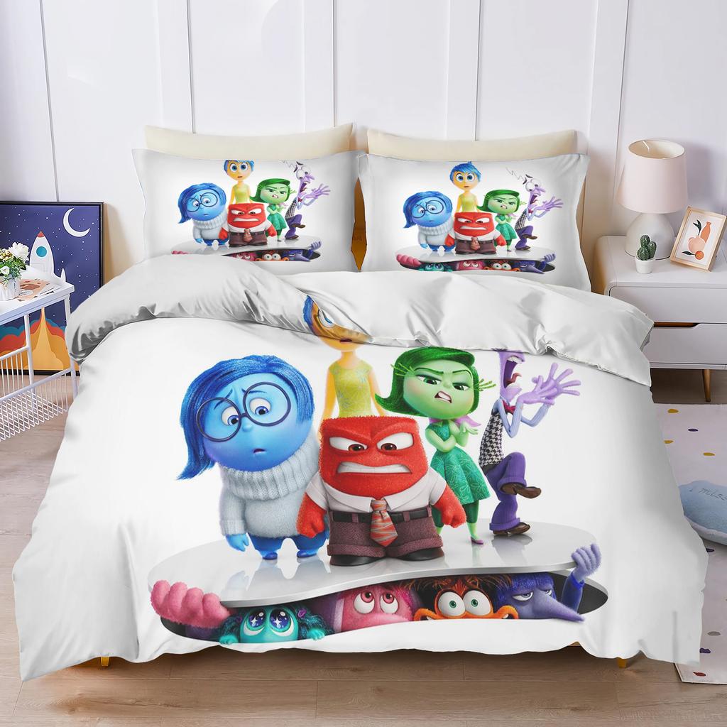 Inside Out Duvet Cover Set Comforter Bedding 3d Children'S Bedding Set 3-Piece 1 Quilt Cover King Size