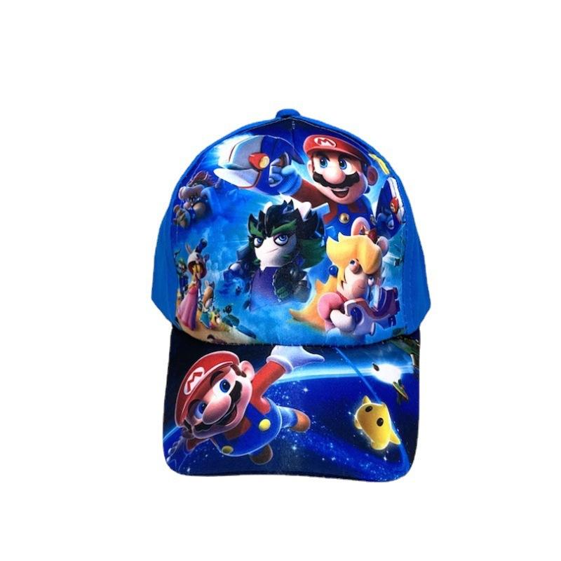 16 hues Super Marios Bros Animation Design Headwear Luigi Embroidery Animation Figure Peripherals Baseball Cap Shade Sun Protection kids Presents