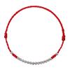 The shop owner recommends original red cords for one's zodiac sign9Silver bracelet for women, personalized niche design bracelet