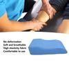 S Shaped Leg Elevation Pillow for After Surgery Swelling Orthopedic Leg Wedge Pillow Blue