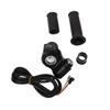 Electric Bike Throttle Grip 4 Lights Half Lock E Scooter Speed Twist Throttle Grips for Electric