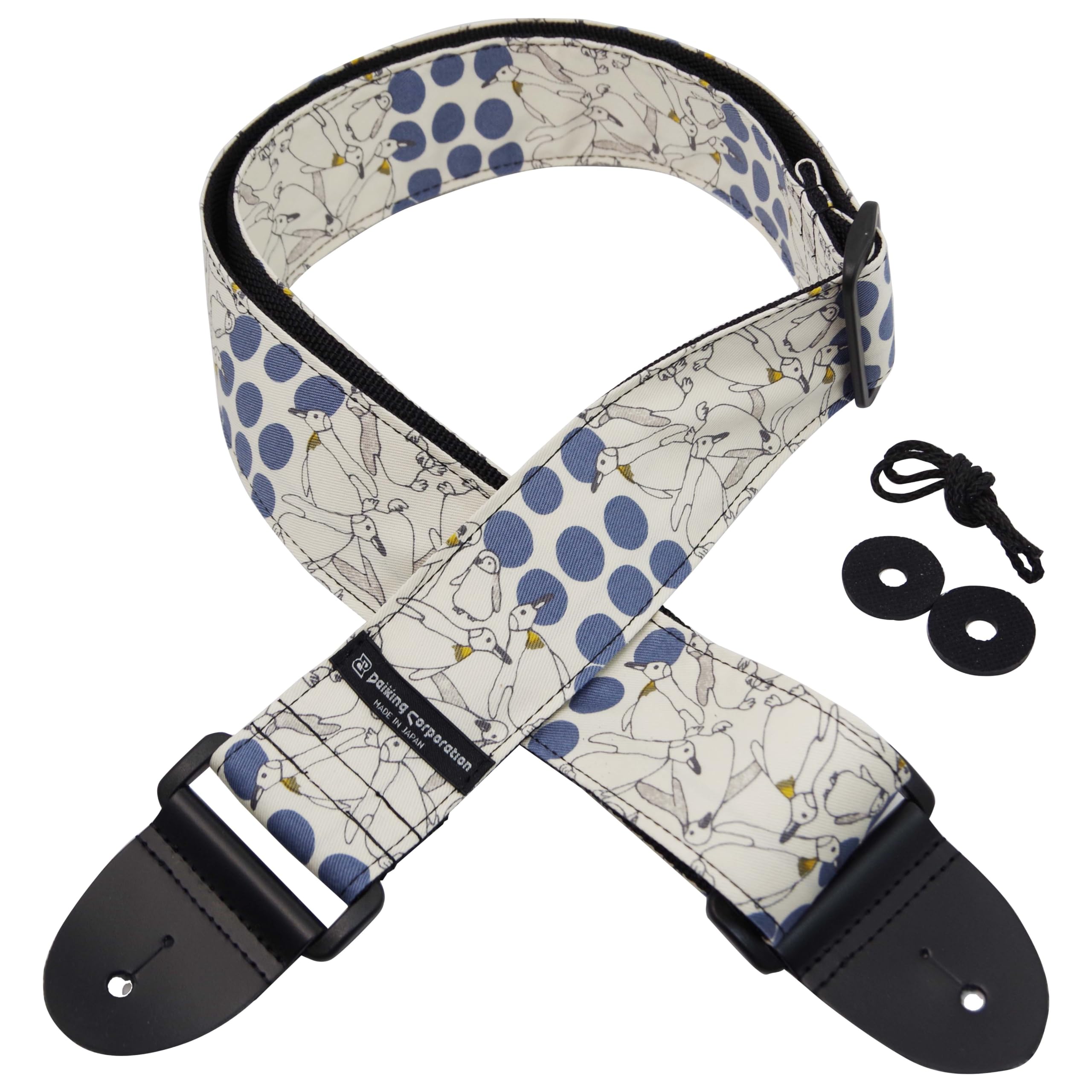 

Daiking Corporation Daiking Guitar Strap Polka Dot Penguin кремовый