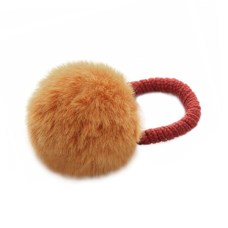 21 Colors Cute Soft Hairballs Hair Ties Hairy Balls Rubber Bands Elastic Hair Rings Fashion Hair Accessories for Girls Children