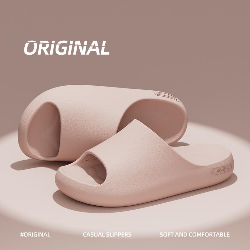 Men Summer Anti-slip Slippers Women Soft EVA Beach Sandals Couple Unisex Home Indoor House Shoes Footwear