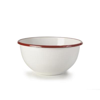 IBILI 908312 Bowl, Porcelain, White/Red, 12 Cm, 12 X 12 X 7 Cm