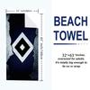 Hsv Bilder Print Beach Towel, Large Soft Quick Dry Towel for Beach Camping Swimming