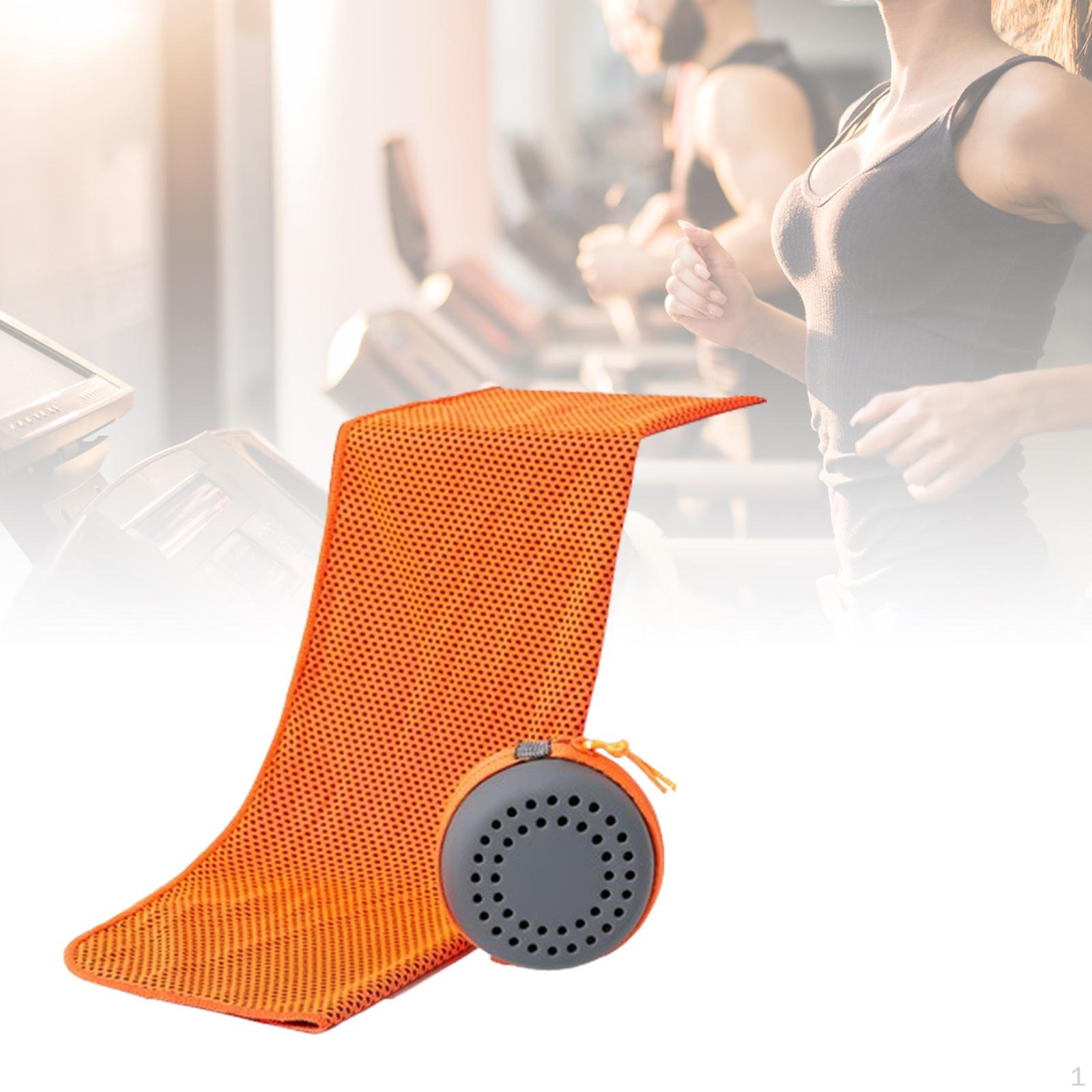 

Охлаждающее полотенце Fast Multifunction Breathable Sports с сумкой для переноски для йоги, фитнеса, оранжевый