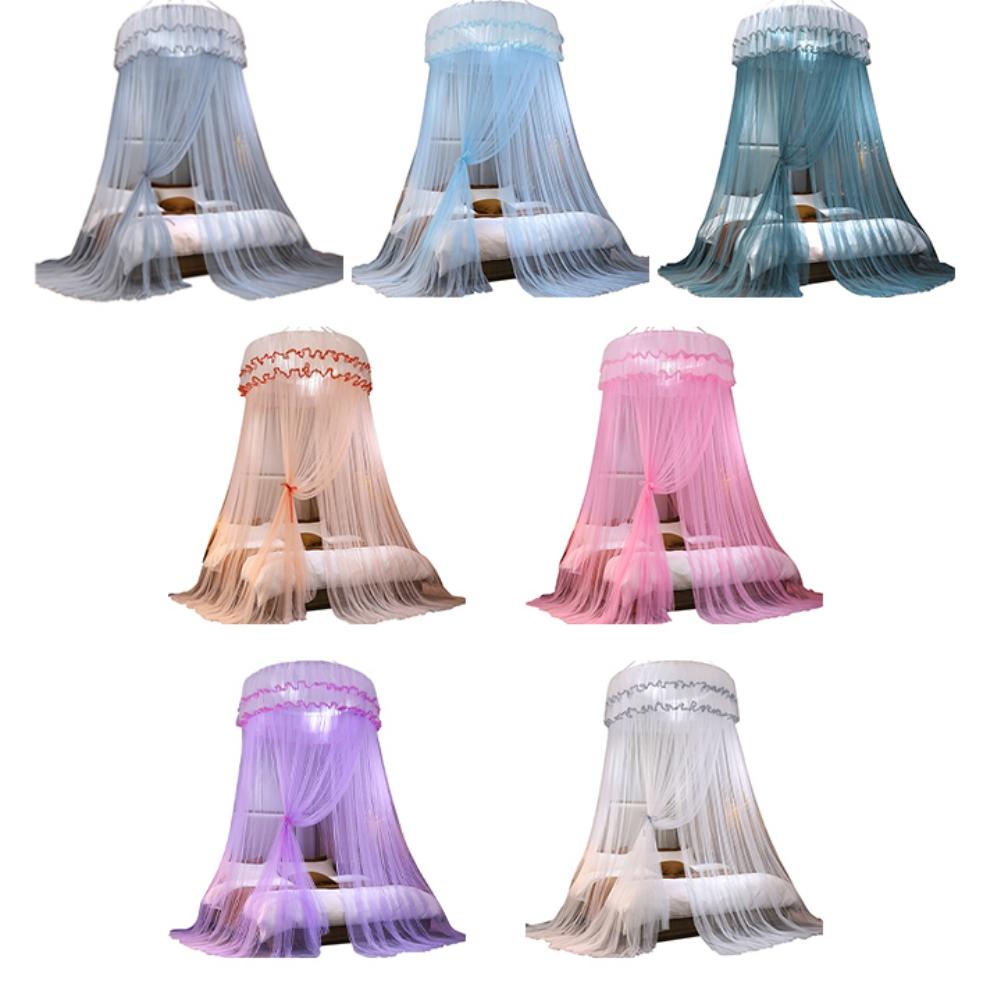 Round Dome Bed Canopy Mosquito Net Princess Bed Canopy