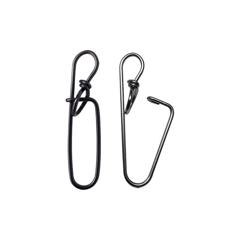 Stainless Steel Double Insurance Inside Lock Pin Quick Ringlock for Hard Soft Lure Bait Saltwater Fishing Connector