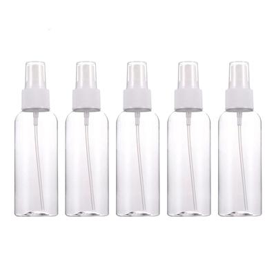 5PCS Transparent Plastic Empty Spray Bottle Small Spray Bottle 100ML