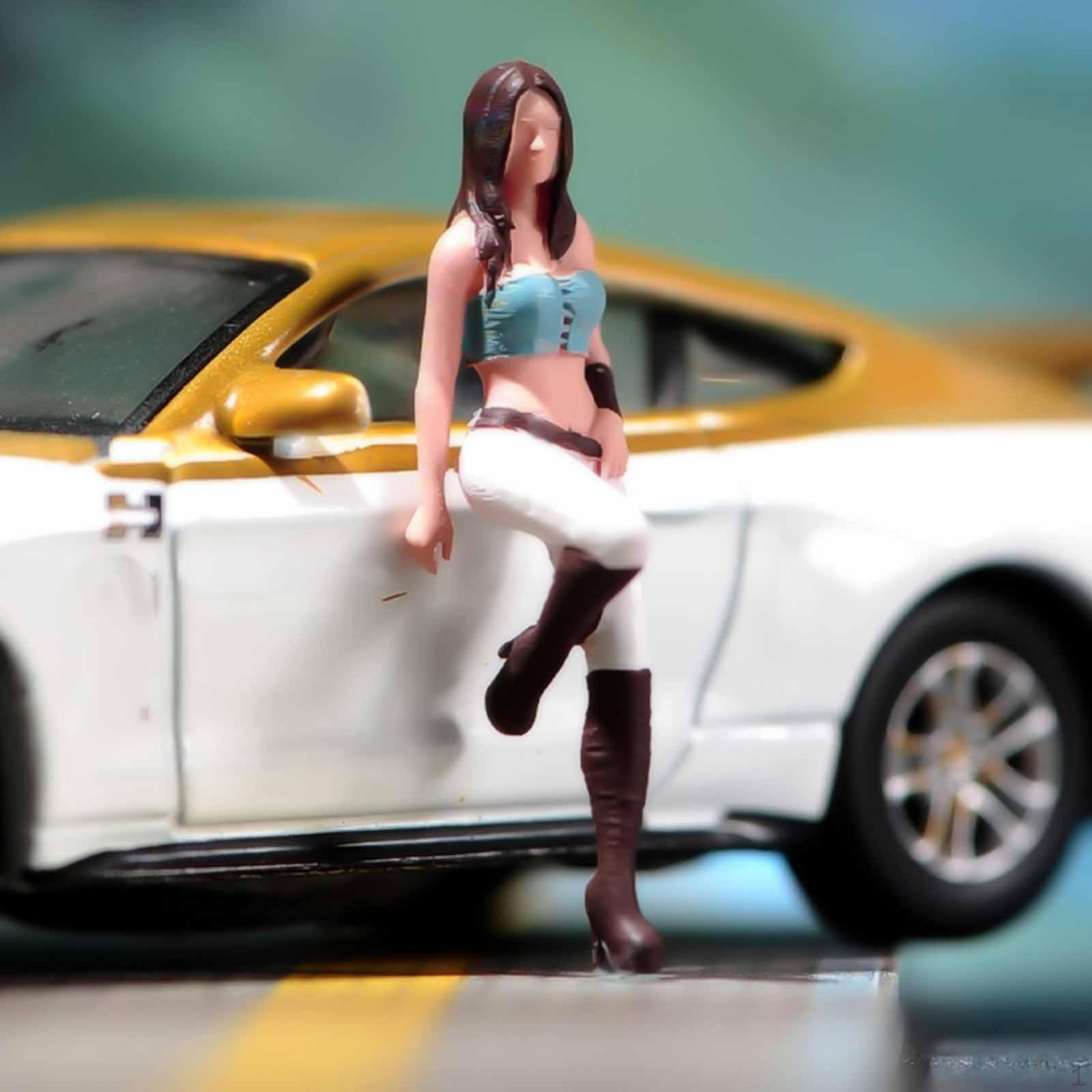 

Figure Model Hand Painted Resin Collectible Tiny People Sculptures for Scenery Building Toy 1 64