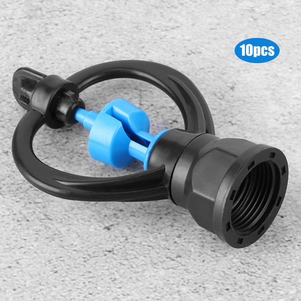 10Pcs Female Thread G1/2 G3/4 Plastic Rotating Sprinkler Lawn Irrigation Sprayer Nozzle