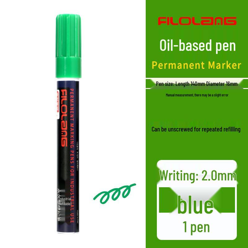 Feloran MK-79 Oil-Based Quick-Dry Industrial Waterproof High-Temperature Round/Oblique Tip Marker