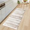 Imitation Wood Grain Stripe Kitchen Mat Entrance Doormat For Living Room Rug Home Bedroom Floor Hallway Balcony Anti-Slip Carpet