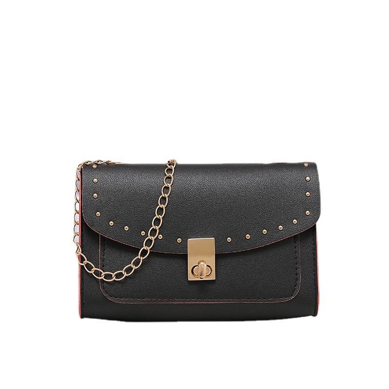 Stylish and Simple Single Shoulder Crossbody Chain Small Square Bag Versatile Mobile Phone Women's Bag