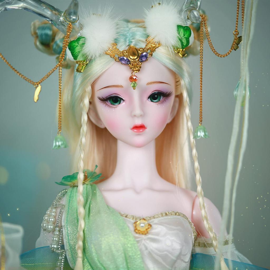 ICY Fortune Days 60cm BJD Doll with 34 Movable Mechanical Toy and Gift for Adults and Kids Ages 8 and Up Joints, (Luyaoyao)