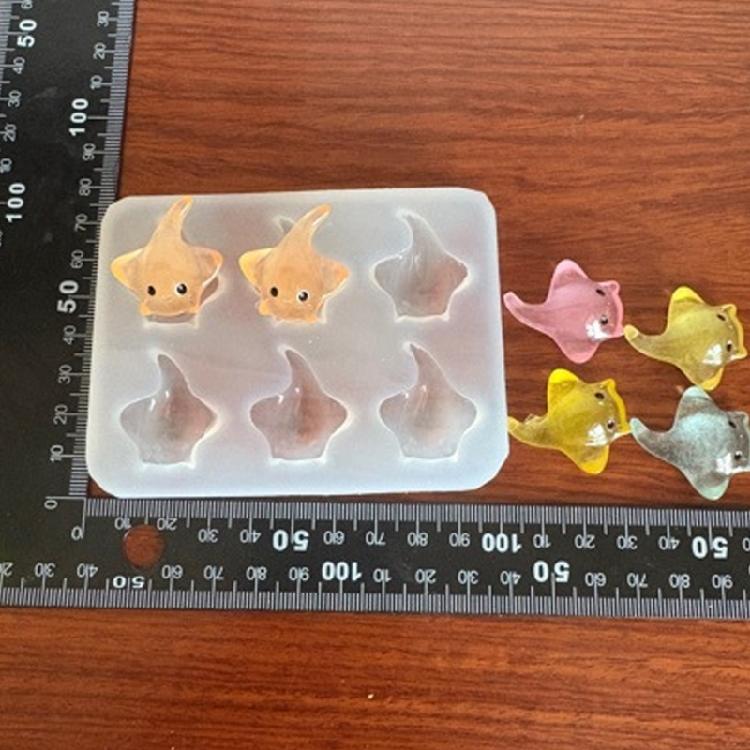 3D Devil Fish Desktop Ornament Mold Silicone Mould For Handmade Resin Projects And Artistic Detailing Jewelry Tool