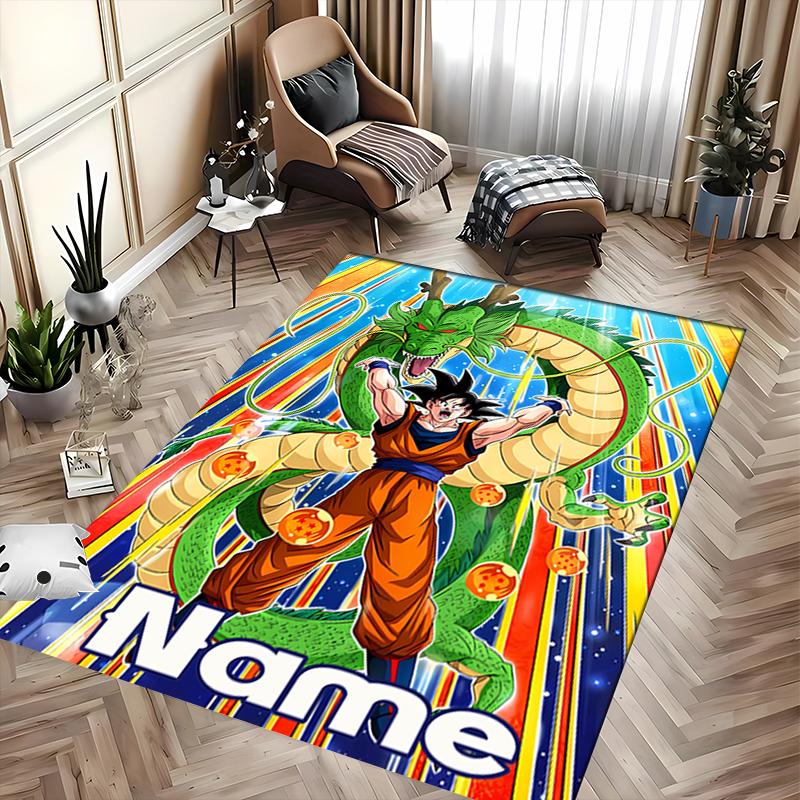 Individuell personalisierbarer Dragon Ball Teppich - Perfekt für Küche, Bad, Waschküche Dekor Große Größe verfügbar, Geschenk für alle Jahreszeiten