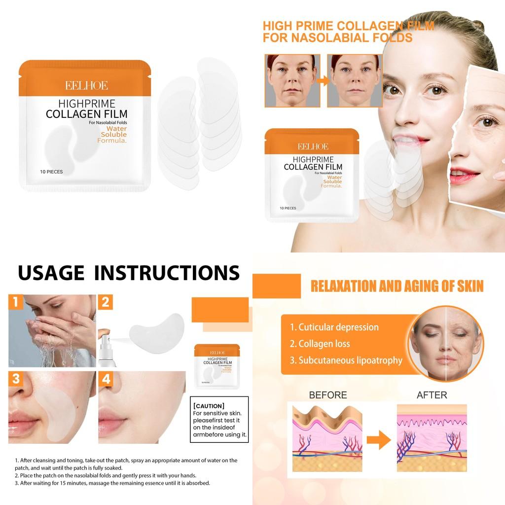 Eelhoe Collagen Water Soluble Wrinkle Patches For Deep Hydration And Skin Tightening