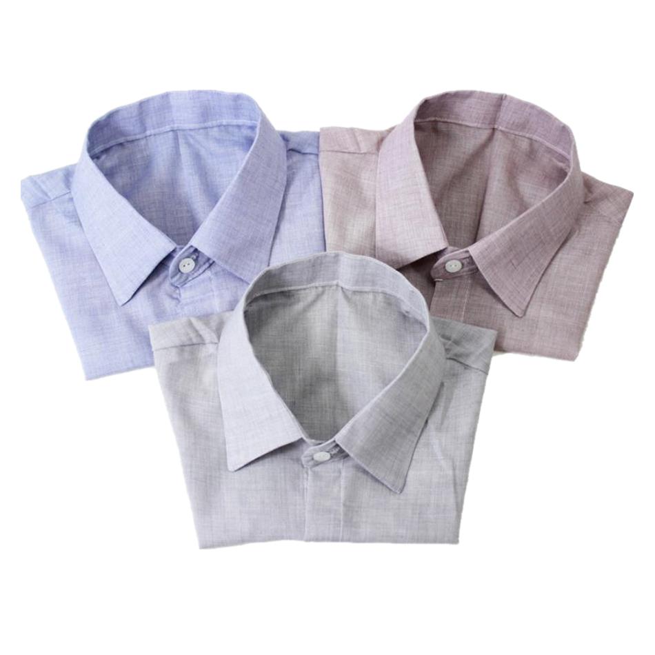 SHOWERSMILE Fake Collar Shirt Cotton Shirt Men Women Detachable Collar Male Lapel Fake False Collar Blue Clothing Accessories